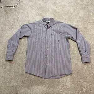 Men’s Ariat Pro Series Button Down Shirt Size Small